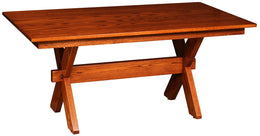 Amish X-Base Trestle Table