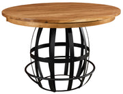 Amish Wabash Barrel Table
