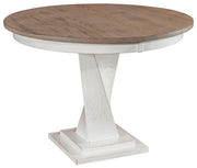 Amish Lexington Single Mini Pedestal Table
