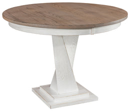 Amish Lexington Single Mini Pedestal Table