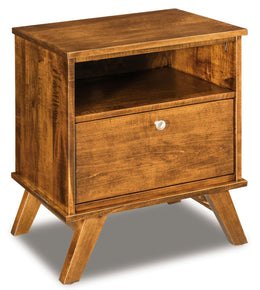 American Made Liberty 1 Drawer Nightstand with Opening