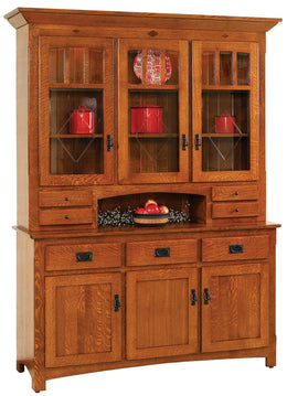 Amish Century Mission 3 Door Hutch
