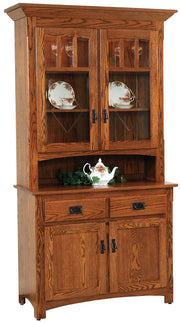 Amish Century Mission 2 Door Hutch