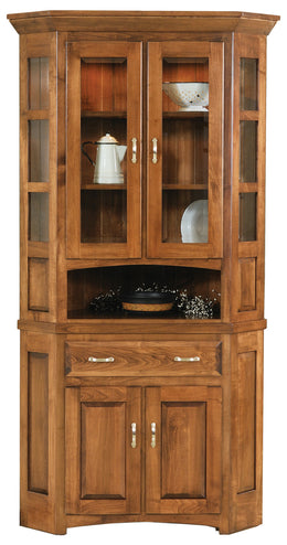 Amish Hampton Corner Hutch