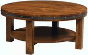 Amish Pasadena Round Coffee Table