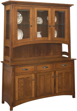 Amish Collbran 3 Door Hutch