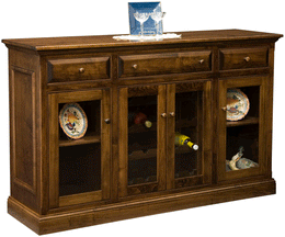 Amish Julie Wine Cabinet
