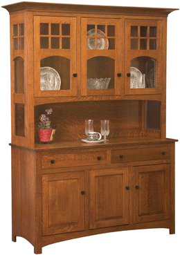 Amish Tribecca 3 Door Hutch