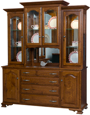 Amish Vintage Open Deck Hutch