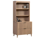 Amish Bayport Lateral File with Hutch