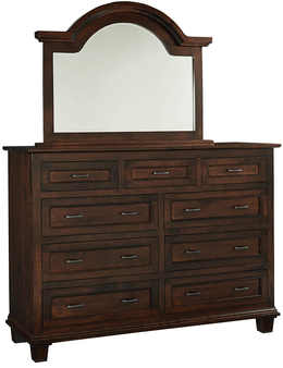 Amish Francine Dresser with Mirror