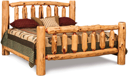 Amish Rustic Spindle Bed
