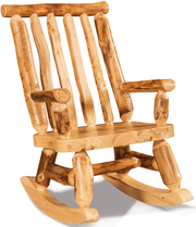 Amish Rustic Papa Bear Rocker