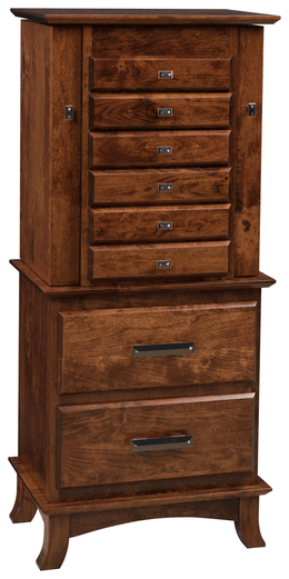 Amish Split Shaker Jewelry Armoire