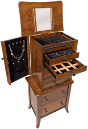 Amish Bunkerhill Style Jewelry Armoire