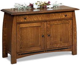 Amish Boulder Creek Enclosed Sofa Table