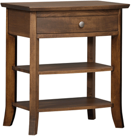 Amish Laurel Open Nightstand