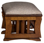 Amish Sebana Slat Gliding Ottoman