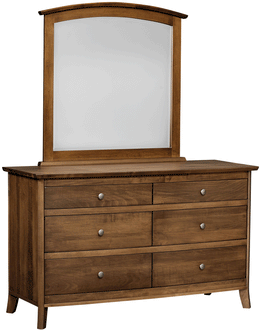 Amish Laurel Dresser with Mirror