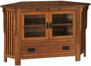 Amish Royal Mission Corner TV Stand