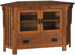 Amish Royal Mission Corner TV Stand