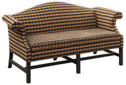 Amish Small Formal Camelback Sofa
