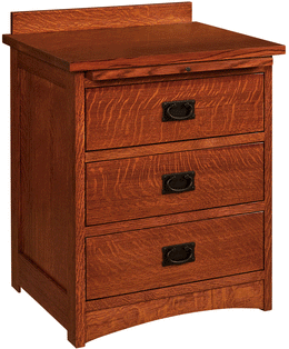 Amish Jacobson 3-Drawer Nightstand