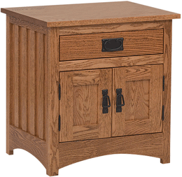 Amish Schwartz Mission 2-Door Nightstand