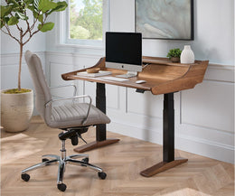 American Made Paris Electric Sit-to-Stand Writer's Desk
