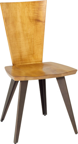 Amish Bergen Solid Back Side Chair