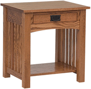 Amish Schwartz Mission Open Nightstand