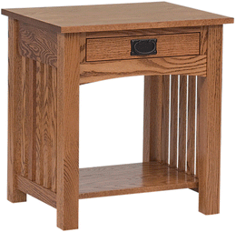 Amish Schwartz Mission Open Nightstand