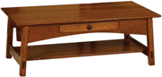 Amish McCoy Open Coffee Table