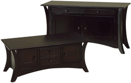 Amish Caledonia Sofa Table