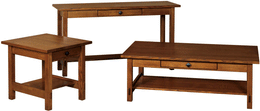 Amish Springhill Open Sofa Table