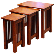 Amish Mission Stacking Tables