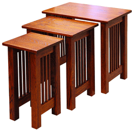 Amish Mission Stacking Tables