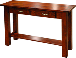 Amish Havannah Sofa Table
