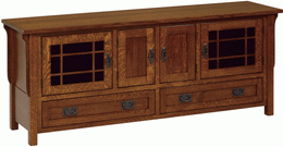Amish Landmark Large Plasma TV Cabinet