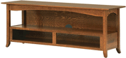 Amish Shaker Hill Open TV Stand