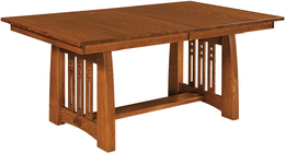 American-Made Jamestown Trestle Table