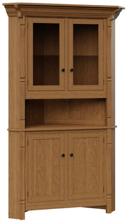Amish Ashville Corner Hutch