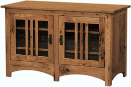 Amish Mission Mullion TV Stand