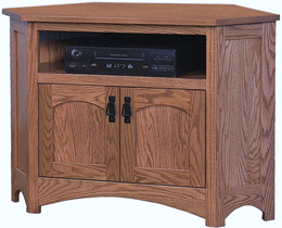 Amish Mission River Corner TV Stand