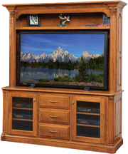 Amish Portland Entertainment Center