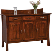 Amish Quinton Buffet with Backsplash