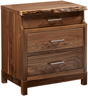 Amish Westmere Live Edge Nightstand