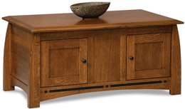 Amish Boulder Creek Enclosed Coffee Table