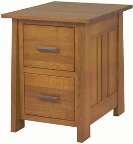 Amish Freemont Mission 2-Drawer File Cabinet