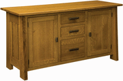 Amish Freemont Mission Storage Credenza